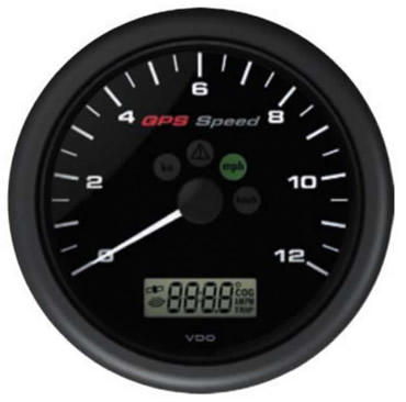 Marine VDO ViewLine GPS Speedometer 0-12